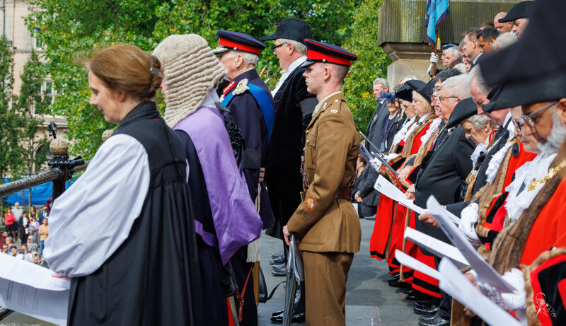 Image of Finntan's first official event, The County's Reading of the Royal Proclamation