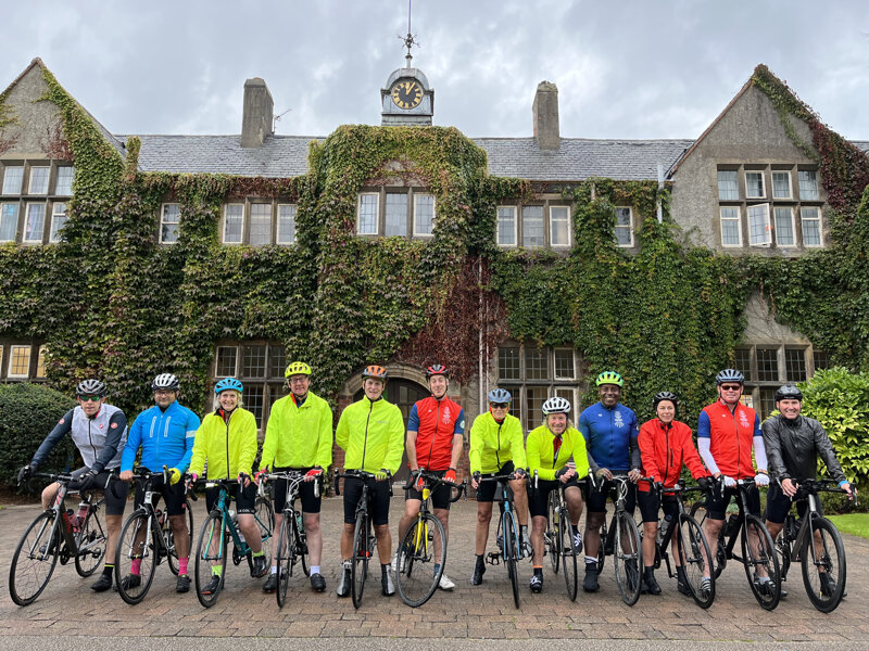 Image of KGS welcome 'Tour de Drapers' Cycling Team