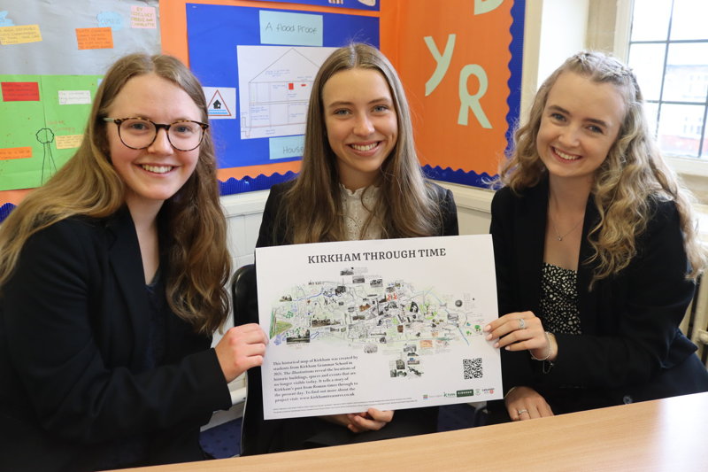 Image of Lower Sixth Geography Students create permanent piece of history artwork